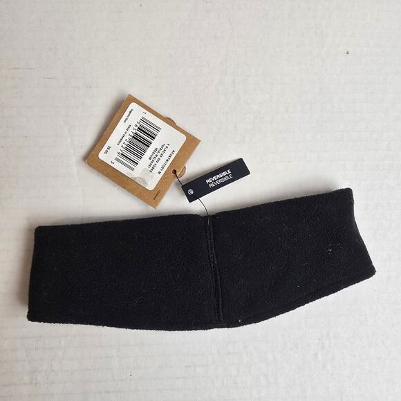 The North Face Kids Glacier Reversible Fleece Headband Size Med Black Meld Gray - Picture 3 of 3